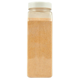Spice Classics granulated garlic jar closeup highlights coarse texture for robust seasonings.