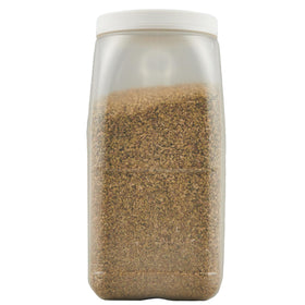 Spice Classics oregano leaves shown in a wide-mouth container for easy dispensing.