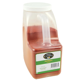 Spice Classics Paprika bulk container showing vibrant color for savory dishes