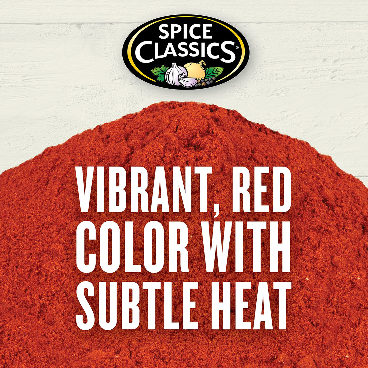 Spice Classics Paprika sprinkled on eggs enhances appearance and flavor.