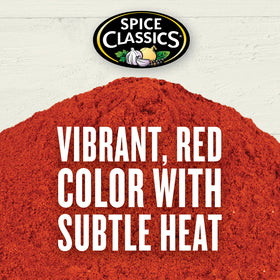 Spice Classics Paprika sprinkled on eggs enhances appearance and flavor.