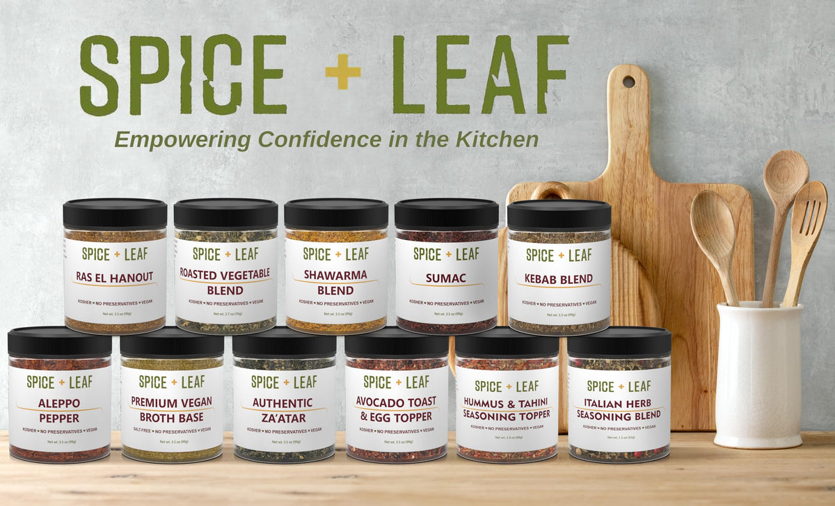 SPICE + LEAF Baharat in a kitchen scene ready to flavor dishes