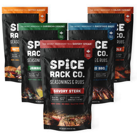 Spice Rack Co. savory steak rub enhances grilled steaks with bold flavor