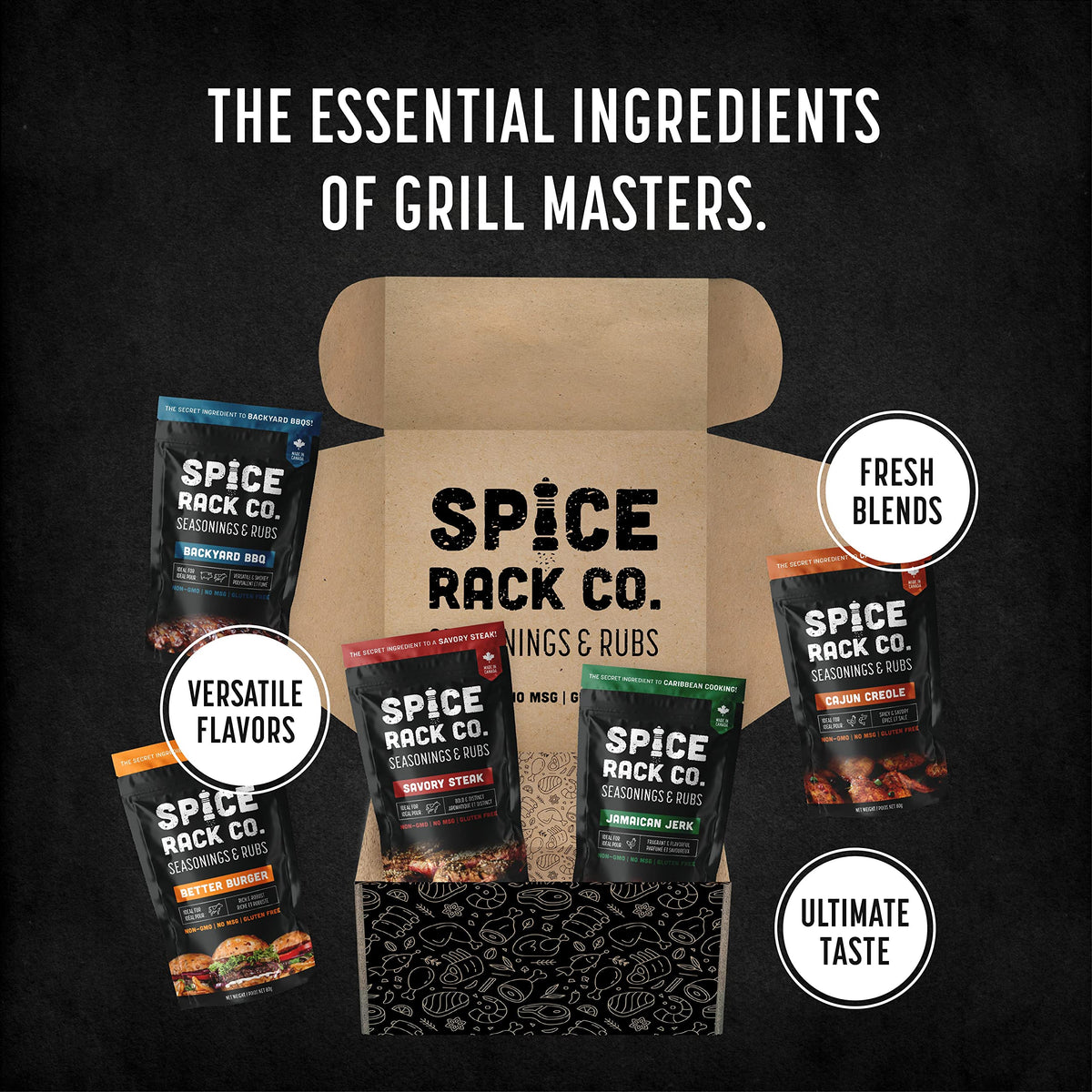 Spice Rack Co. better burger rub elevates homemade burgers with rich profile
