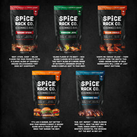 Spice Rack Co. savory steak rub enhances grilled steaks with bold flavor