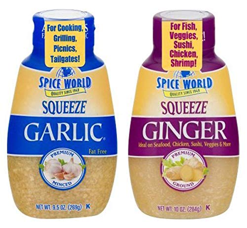 Spice World Squeeze Bundle: ground ginger and garlic for quick, flavorful meals