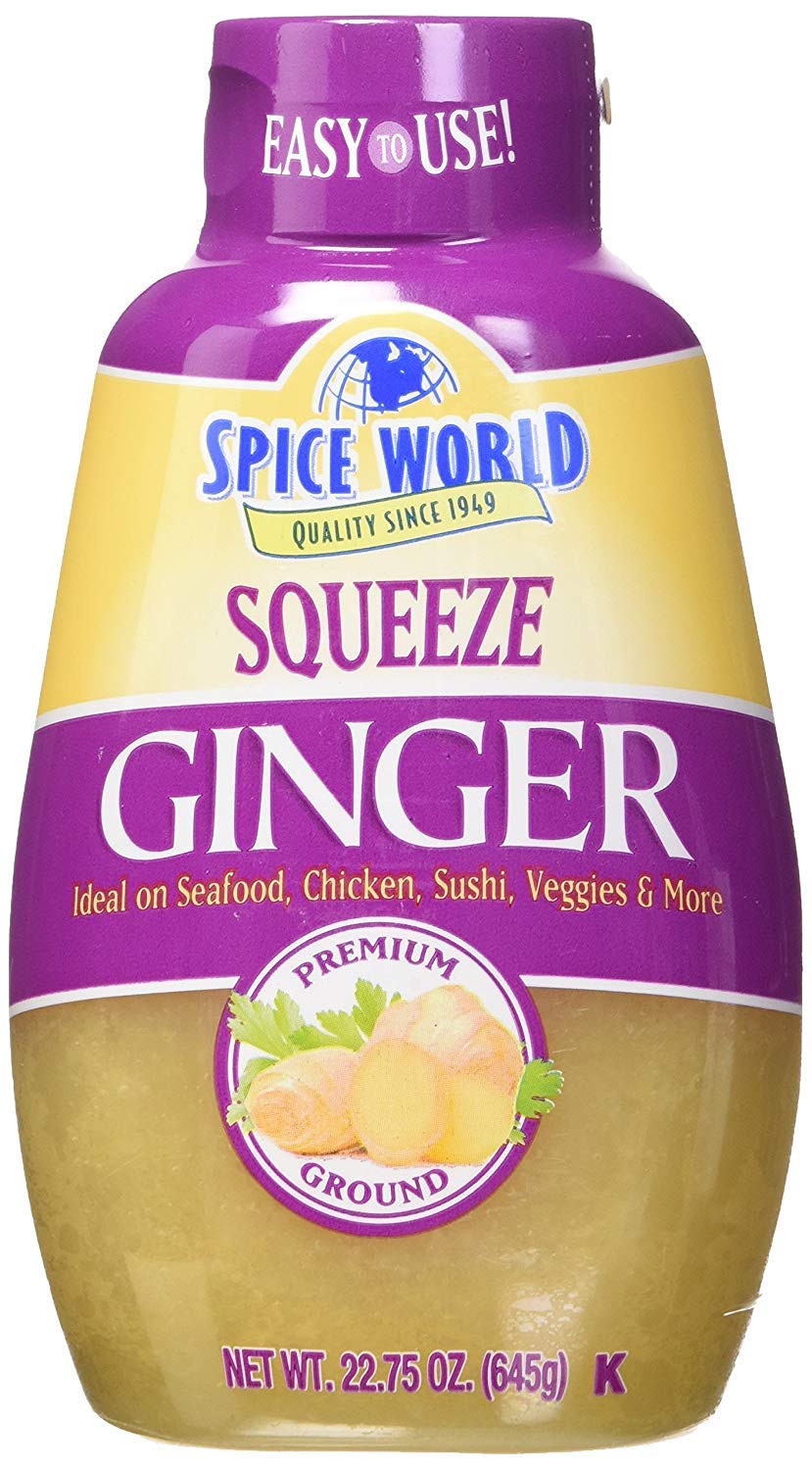 Spice World Squeeze Ginger bottle for marinades and quick stir-fries
