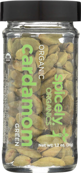 SPICELY Cardamom jars aroma evokes warmth for curries and desserts.