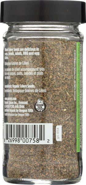 SPICELY Celery Seeds in bottle demonstrates convenient daily seasoning option.
