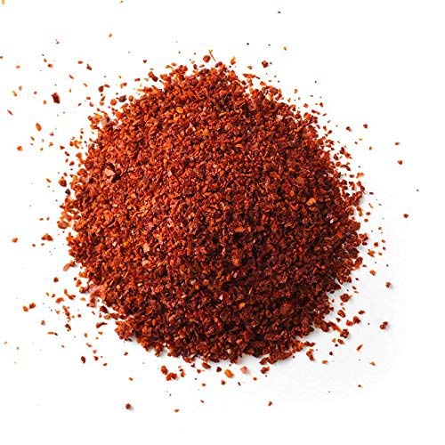 Spiceology Aleppo Pepper Flakes pour-dispense container for easy sprinkling