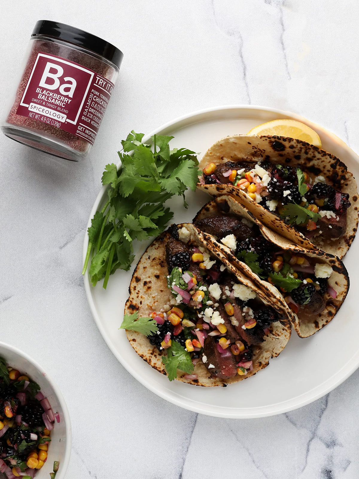 Spiceology Blackberry Balsamic Seasoning on duck to enhance savory glaze.