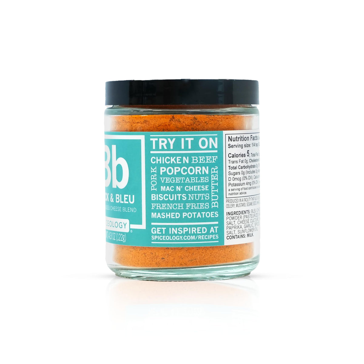 Spiceology Cajun spice blend jar for rubs and seasonings