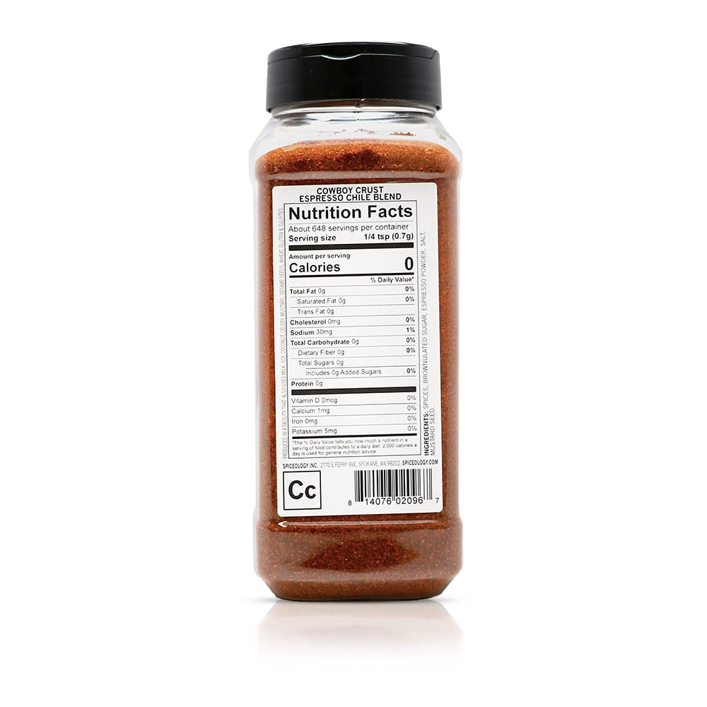 Spiceology Cowboy Crust Espresso-coated steak delivers rich crust and smoky sweetness.