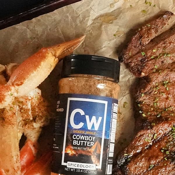 Chicken thighs seared with Cowboy Butter for a golden crust.