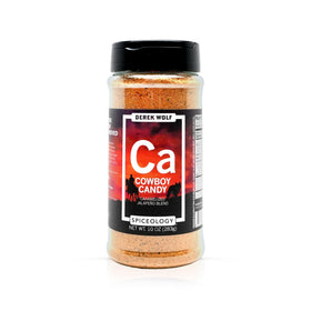 Spiceology Cowboy Candy bottle pour adds bold sweet heat to grilled meals