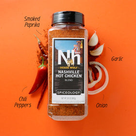 Spiceology Derek Wolf Nashville Hot grill-ready rub on pork chops.