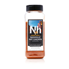Spiceology Derek Wolf Nashville Hot seasoning bottle for bold grilling flavor.