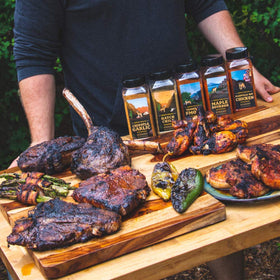 Spiceology Tennessee Smoke Rub on game meat like venison