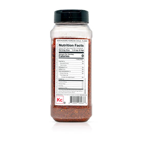 Spiceology Gochugaru flakes on a dish adding color and depth for ramen or bibimbap.