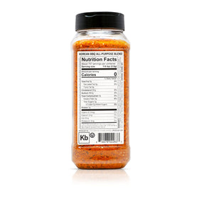 Spiceology Korean BBQ Seasoning jars closeup highlights sesame seeds for deeper flavor.