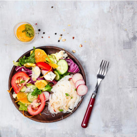 Stir-fry topping using Spiceology Korean Chile Threads to elevate texture