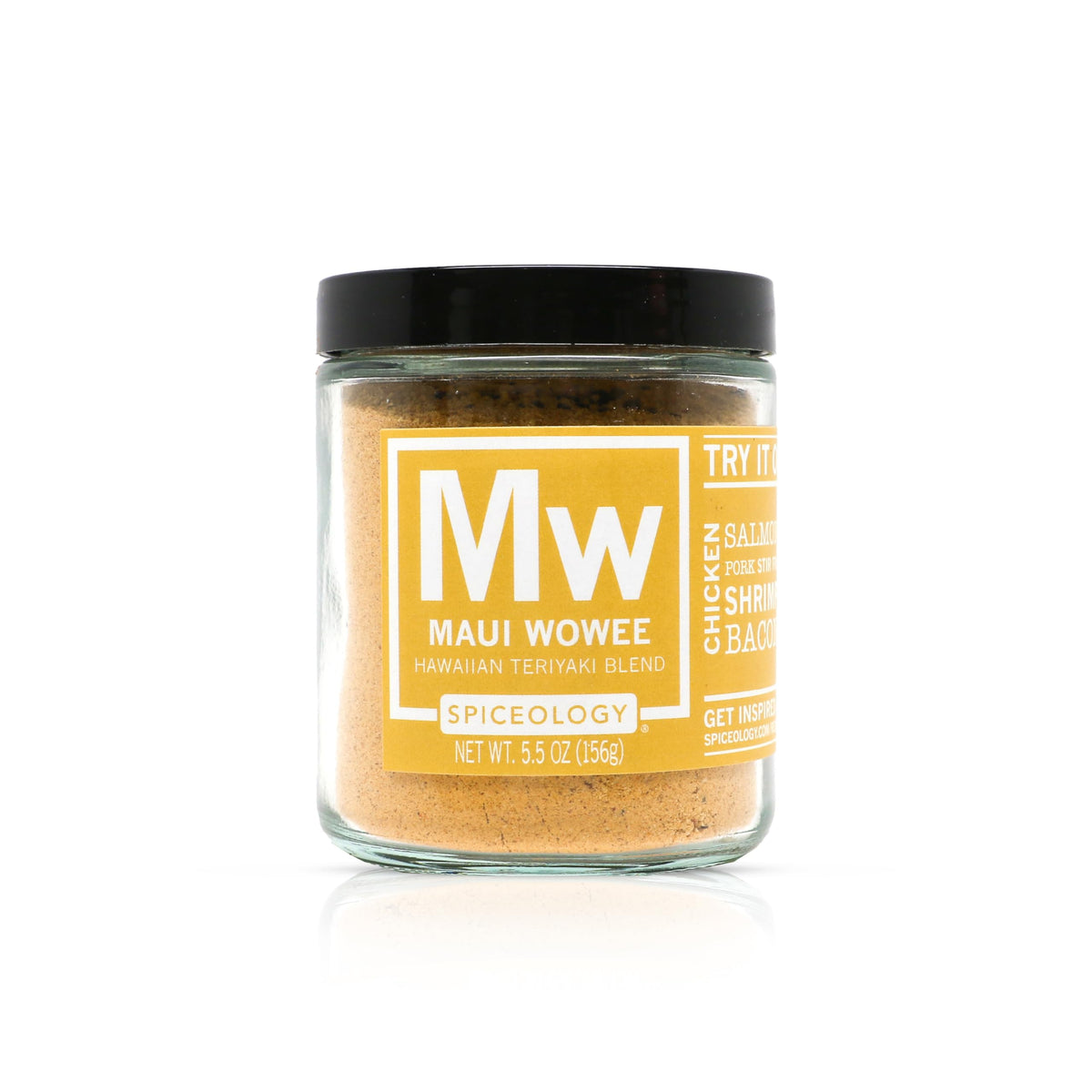 Spiceology Maui Wowee bottle with tropical scent notes for chicken marinades
