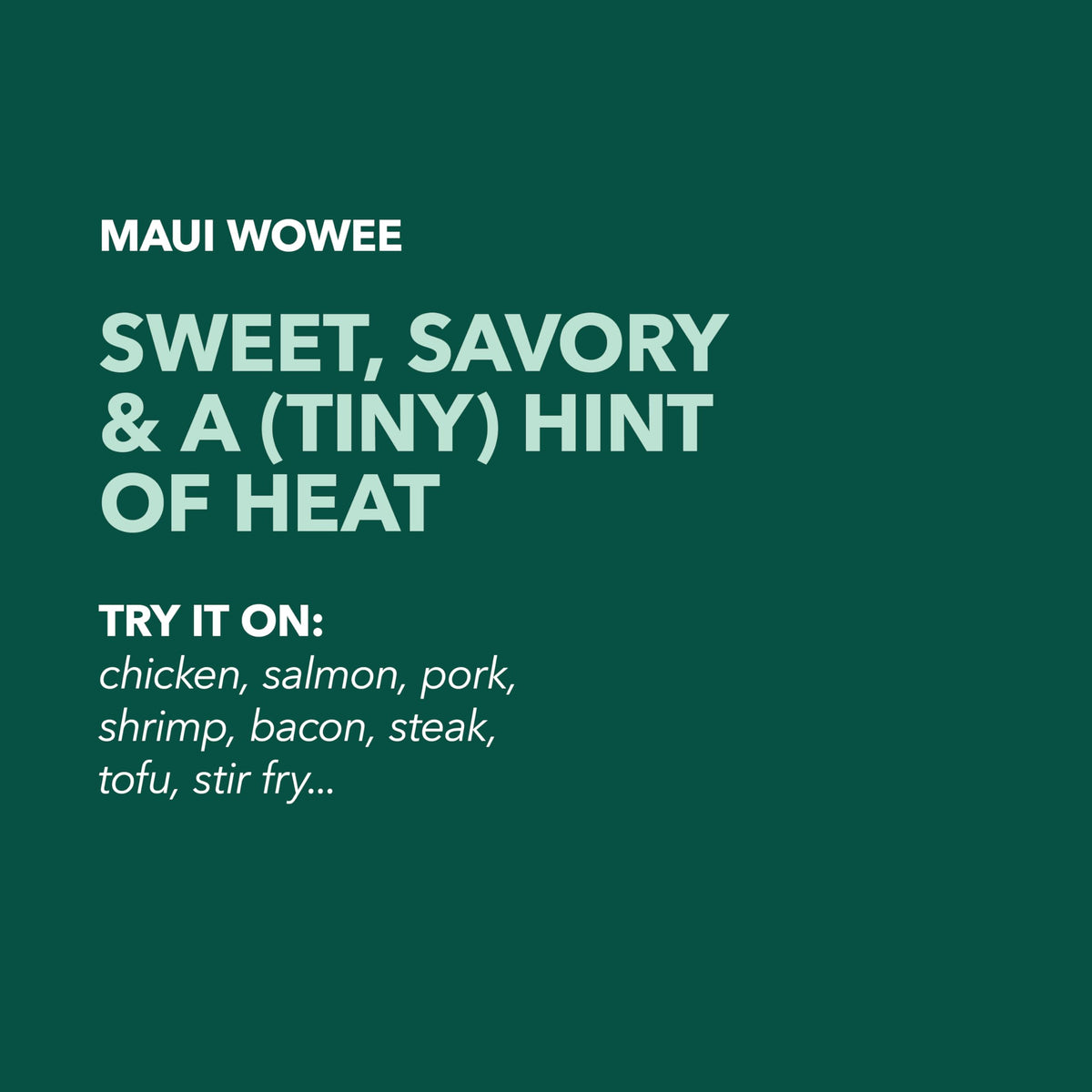 Poultry grill scene enhanced by Maui Wowee Hawaiian teriyaki rub