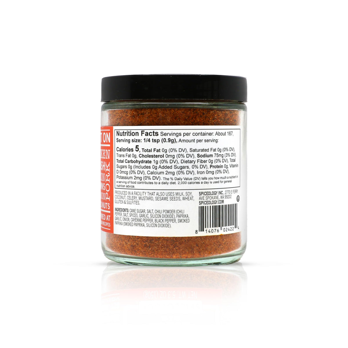 Spiceology Nashville Hot ingredients close-up highlighting cayenne and paprika for heat.