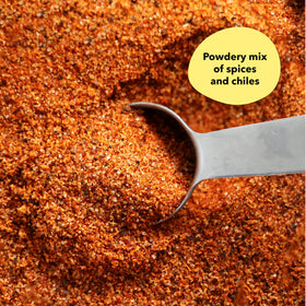 Spiceology Nashville Hot powder texture close-up ideal for rub applications.