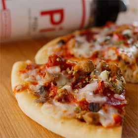 Spiceology Pizza Seasoning bulk container ideal for professional kitchens.