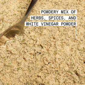 Spiceology Rosemary Dijon popcorn bowl with aromatic seasoning.