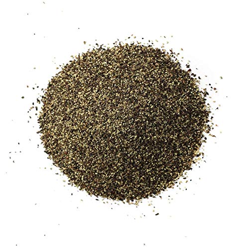 Spiceology semi-coarse black pepper over steaks for robust flavor