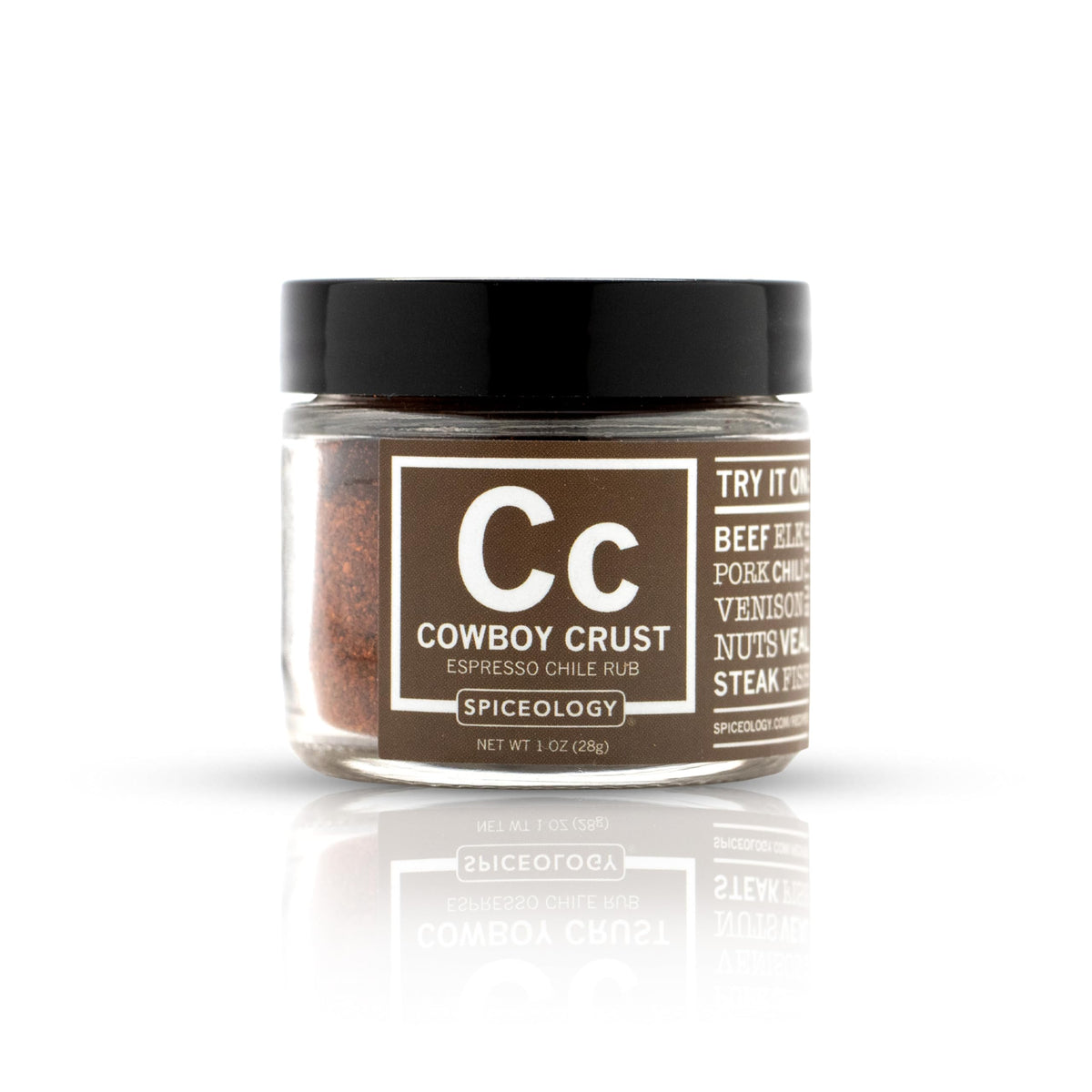Spiceology Cowboy Crust Espresso Chile Rub boosts beef flavor.