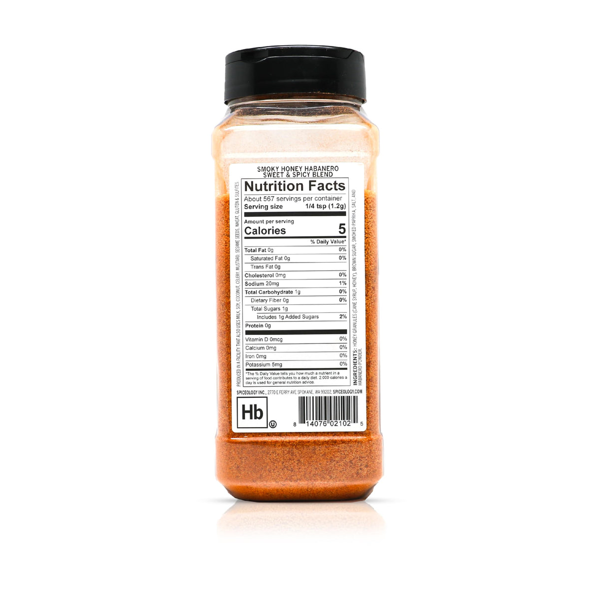 Spiceology Smoky Honey Habanero dry blend in bowl ready for versatile seasoning.