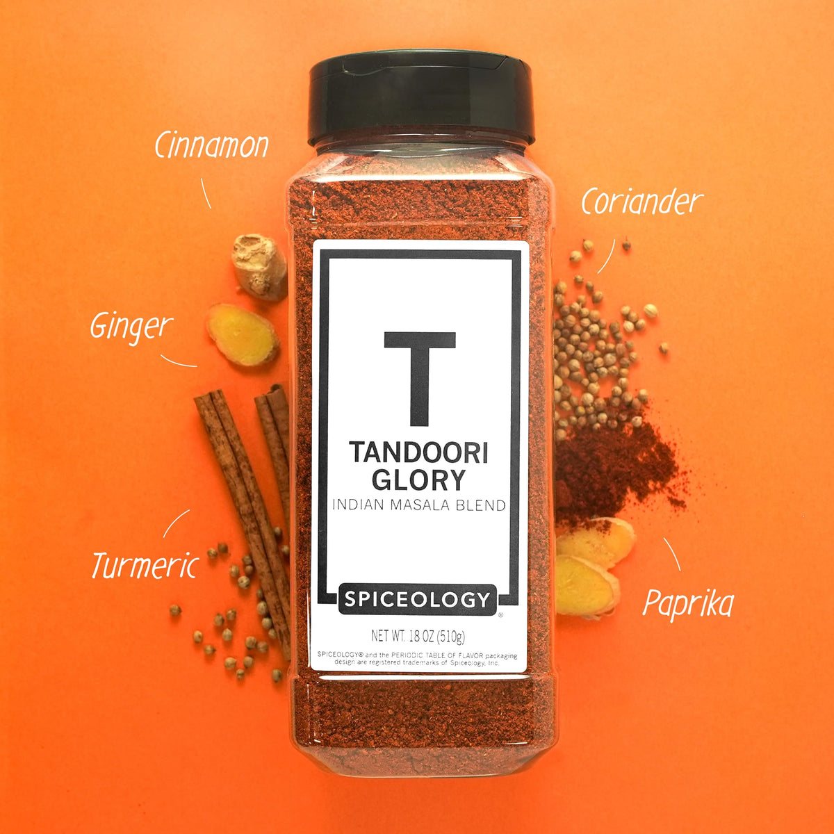 Spiceology Tandoori Glory yogurt marinade setup for a tikka-inspired dish