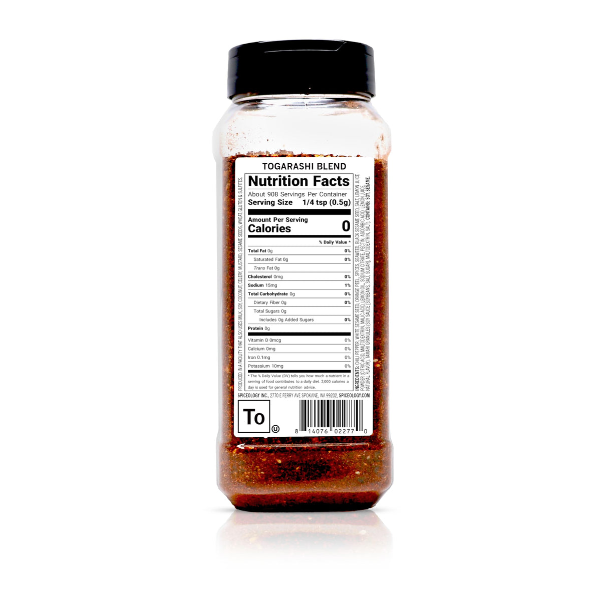 Spiceology Togarashi chili peppers and spices highlight bold, smoky notes