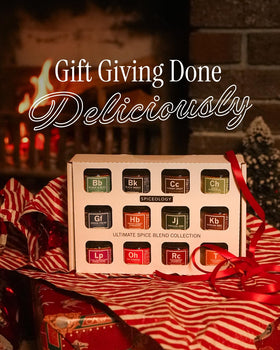 Spiceology Ultimate Rub Collection 12-blend lineup for diverse grilling flavors.