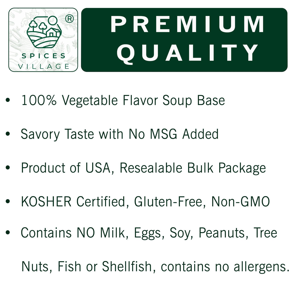 Spices Village soup base powder makes large batches with ease