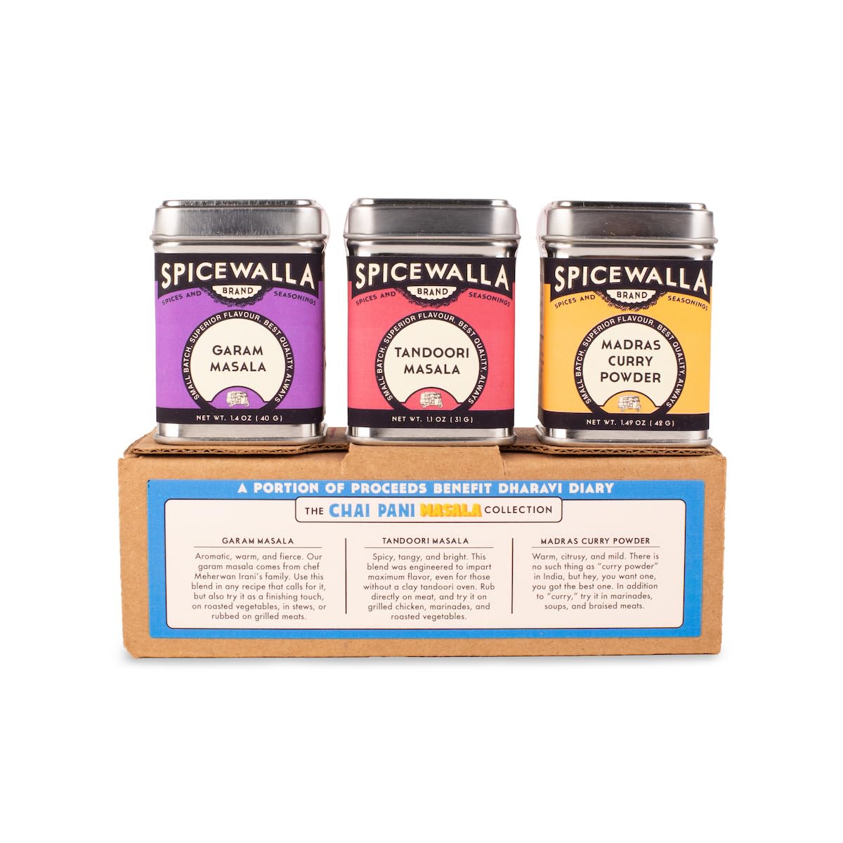 Spicewalla Madras Curry Powder tin for authentic regional flavors