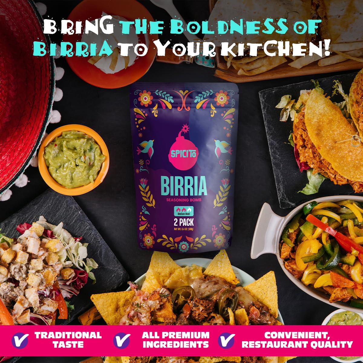 Pouring water with Spicito Birria Bombs to start a flavorful simmer.