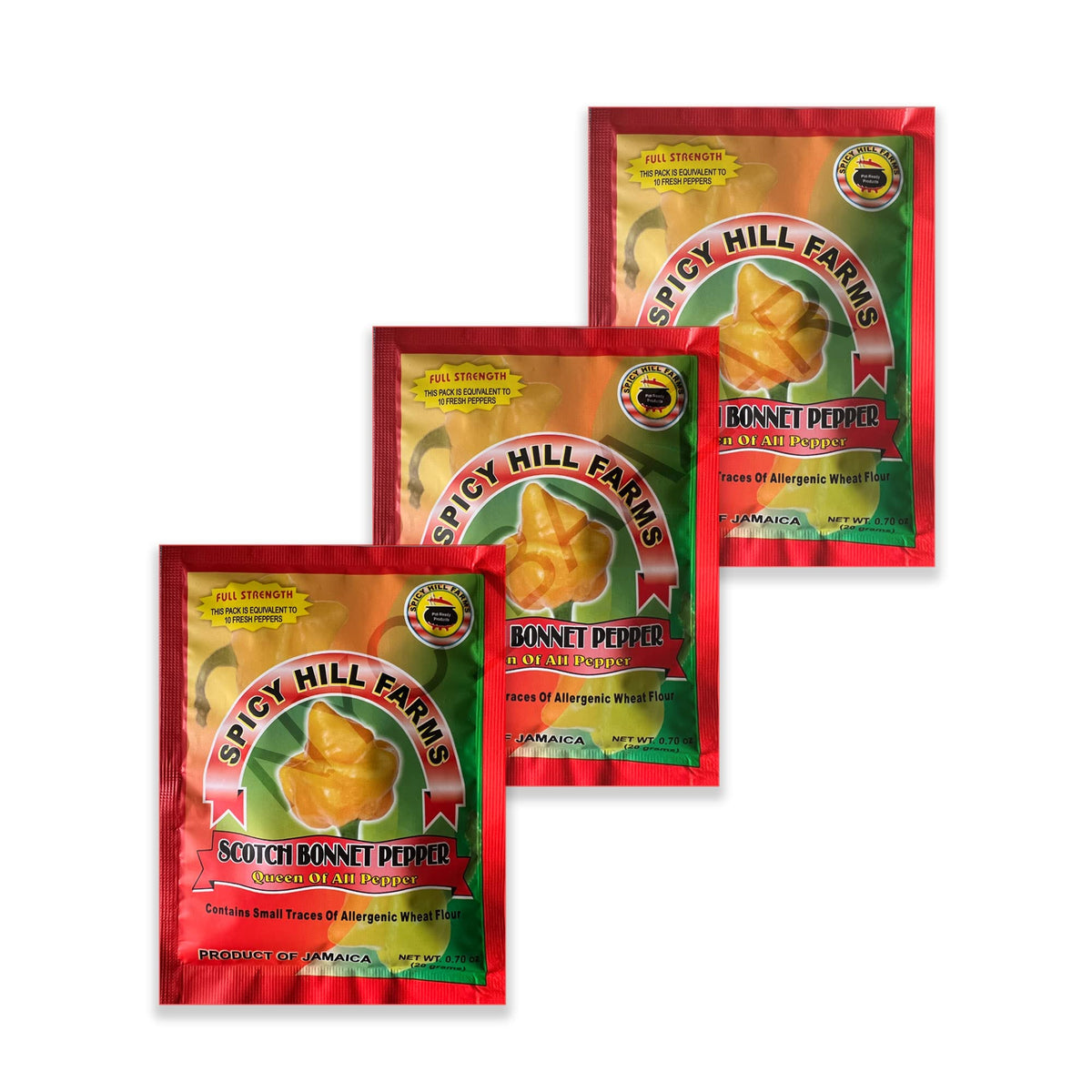 Spicy Hill Farms dried Scotch Bonnet peppers for vibrant salsas and sauces