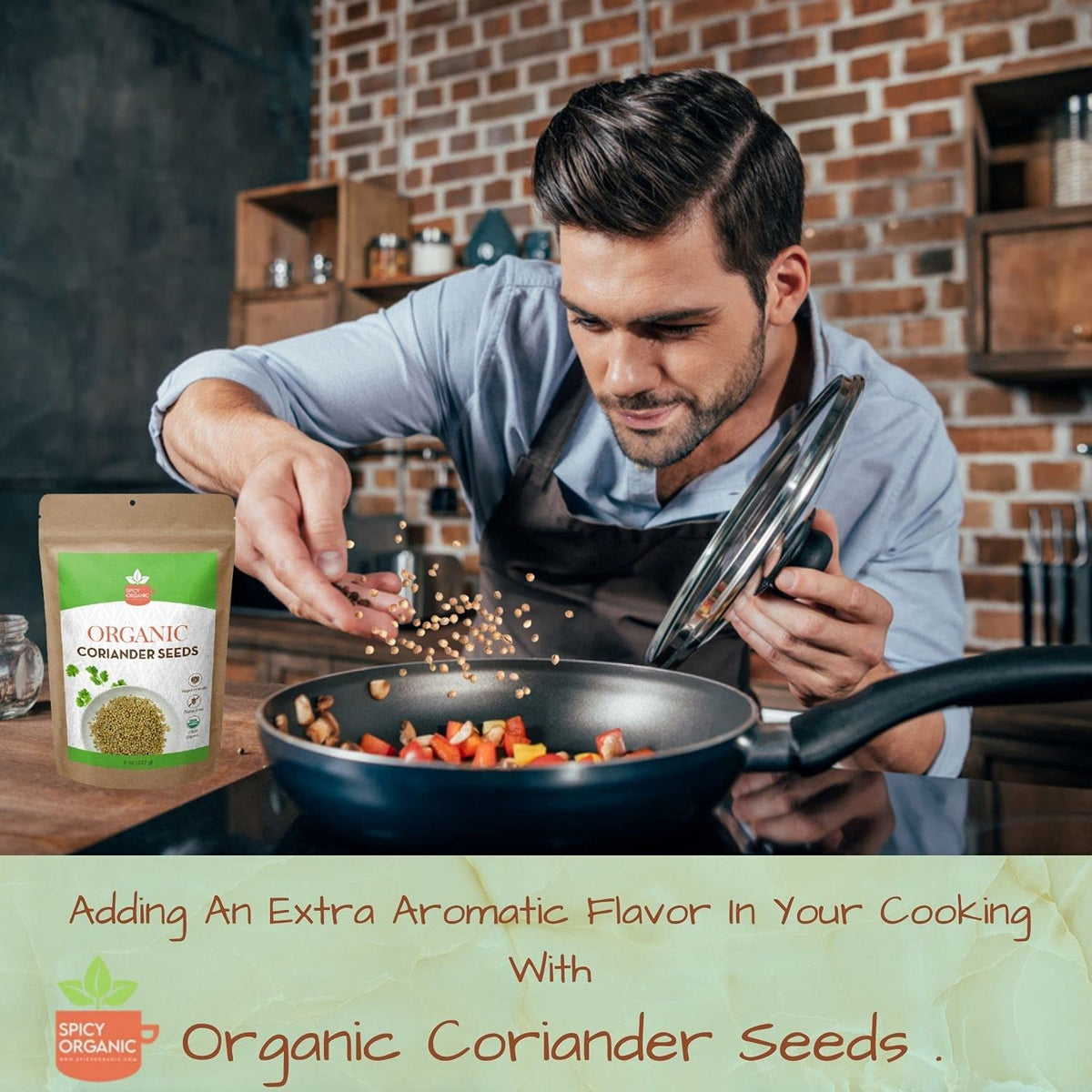 SPICY ORGANIC pantry staple for gluten-free vegan cooking.