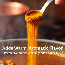 SPICY ORGANIC Ground Mace packaging pouch preserves freshness and ease