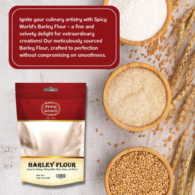 Bread-baking scene using barley flour for light, airy loaves.