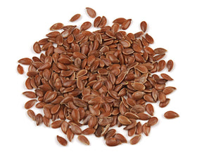 Spicy World Brown Flaxseed aroma close-up, suggesting fresh, nutty flavor and versatility.