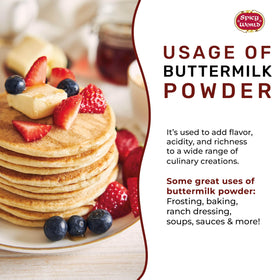 Spicy World buttermilk powder used in a dressing mix