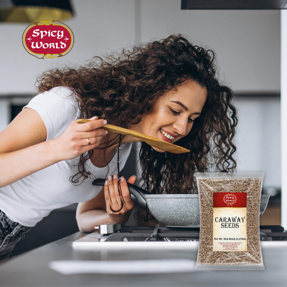 Spicy World caraway seeds pantry storage emphasizes freshness