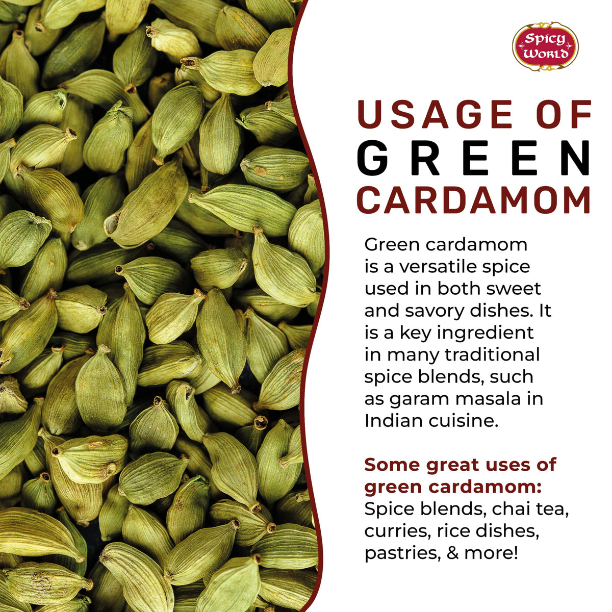 Cardamom pods in coffee or latte, showcasing versatile aroma boost.