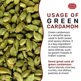 Cardamom pods in coffee or latte, showcasing versatile aroma boost.