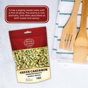 Masala chai inspiration with Spicy World cardamom pods.